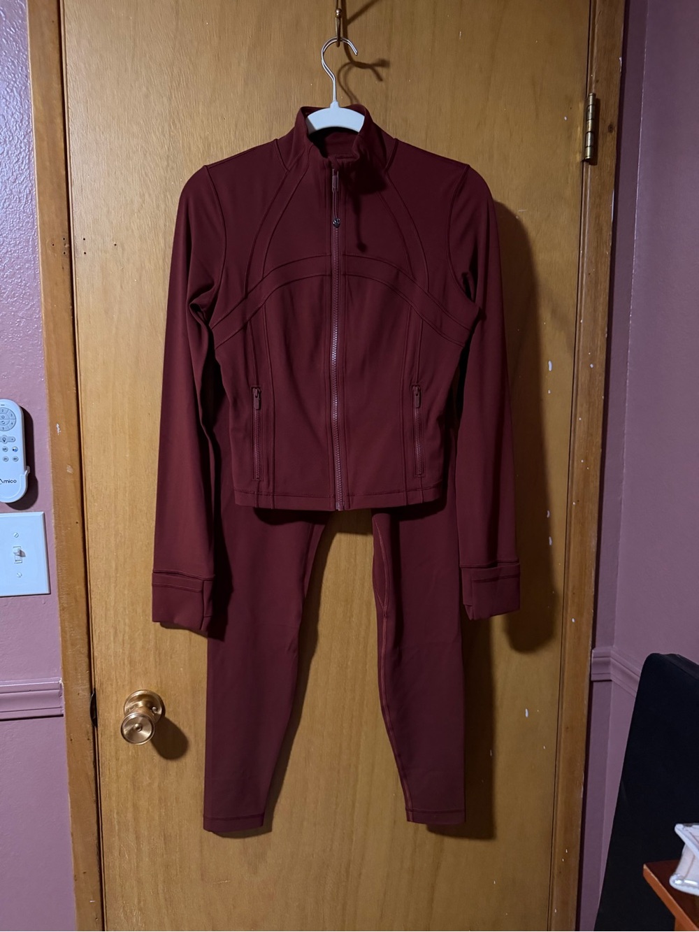 Lululemon cropped define jacket & align leggings set